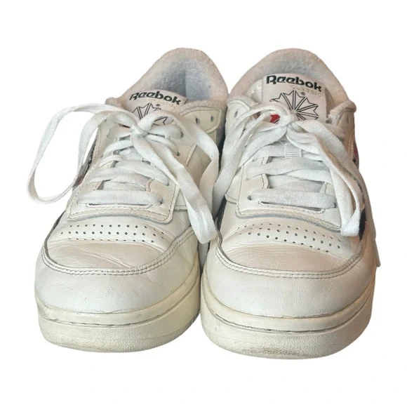 Reebok Classic Club C Double Revenge Sneakers Chalk/Black Women’s 6.5 H04190 - Picture 5 of 8